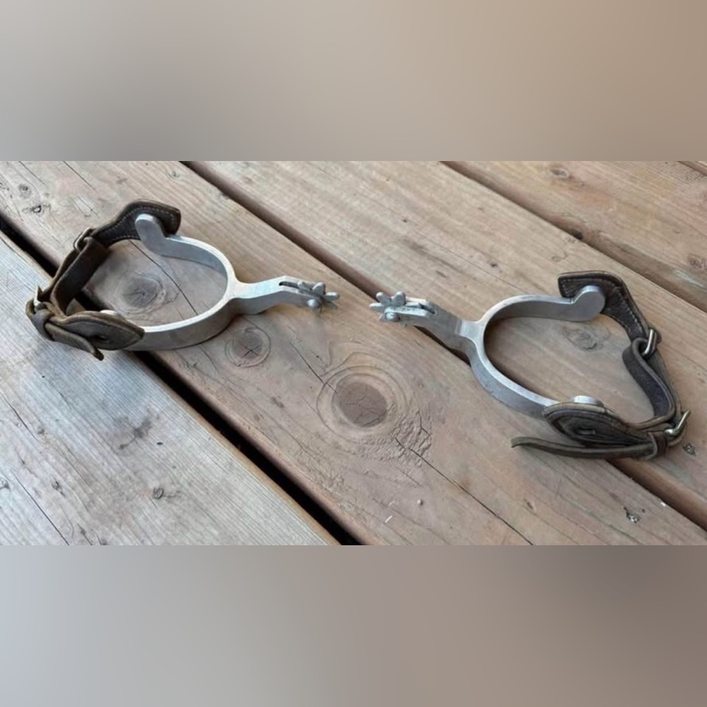 Horse Tack - Vintage Crockett Aluminum Western Spurs